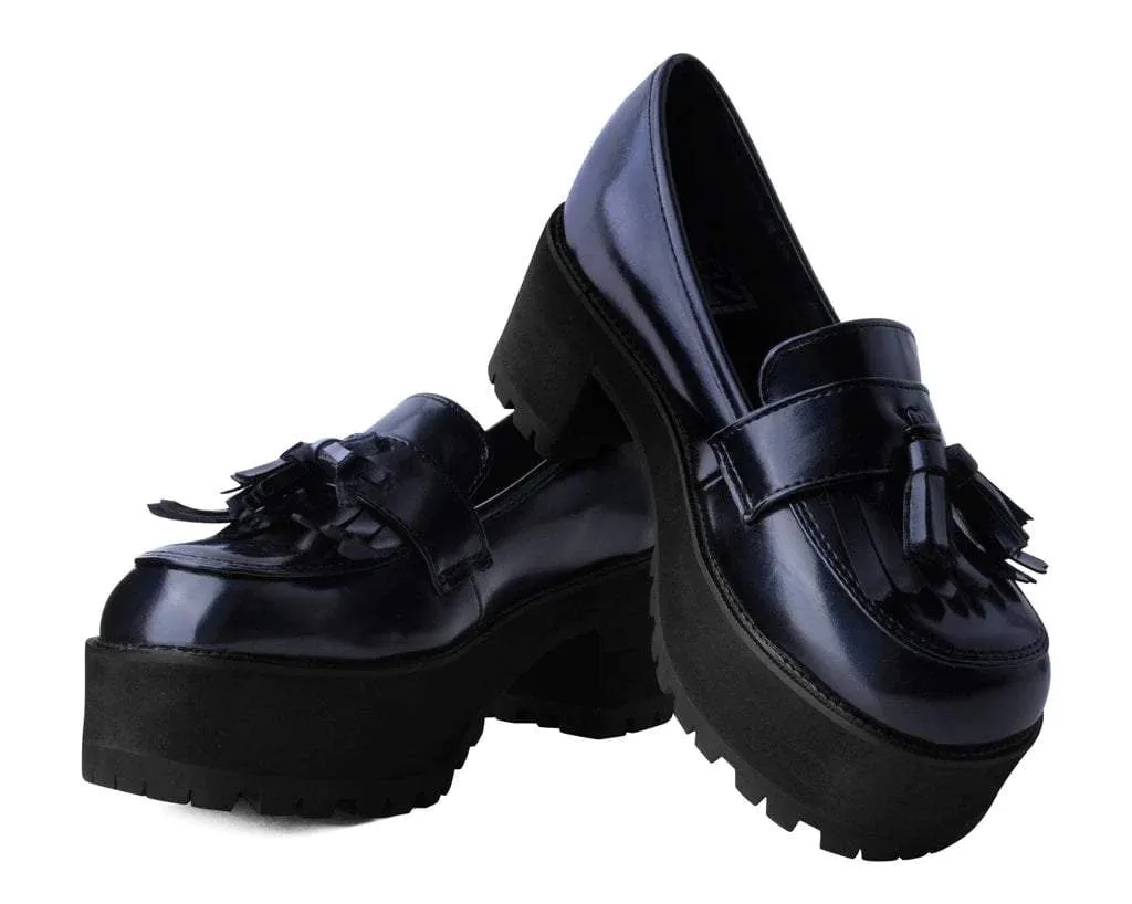 OIL HAZE BLACK LOAFERS