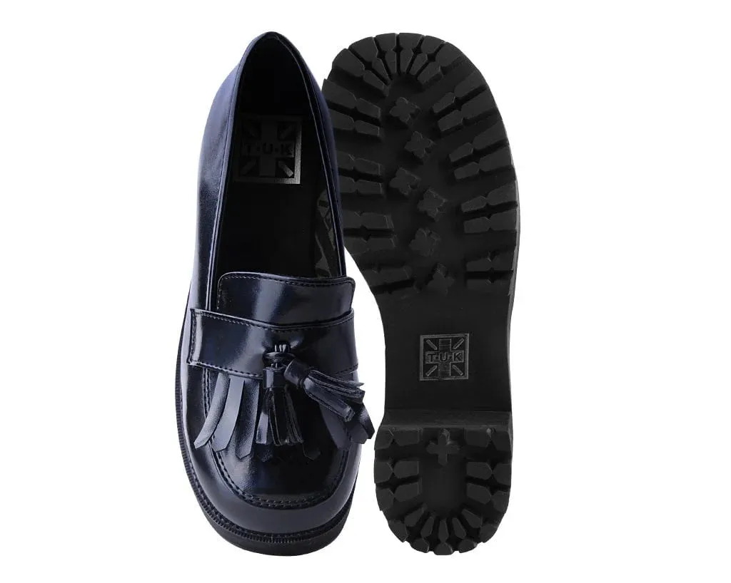 OIL HAZE BLACK LOAFERS