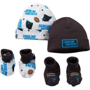 Panthers Infant Logo Cap and Booties Set