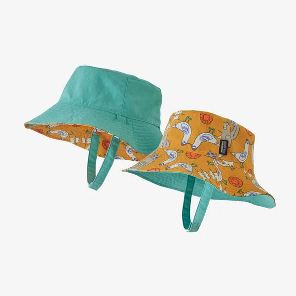 Patagonia Baby Sun Bucket Hat - Real Locals Multi / Saffron