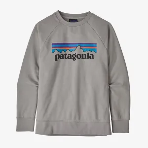 Patagonia Baby/Kids LW Crew Sweatshirt - P-6 Logo Drifter Grey