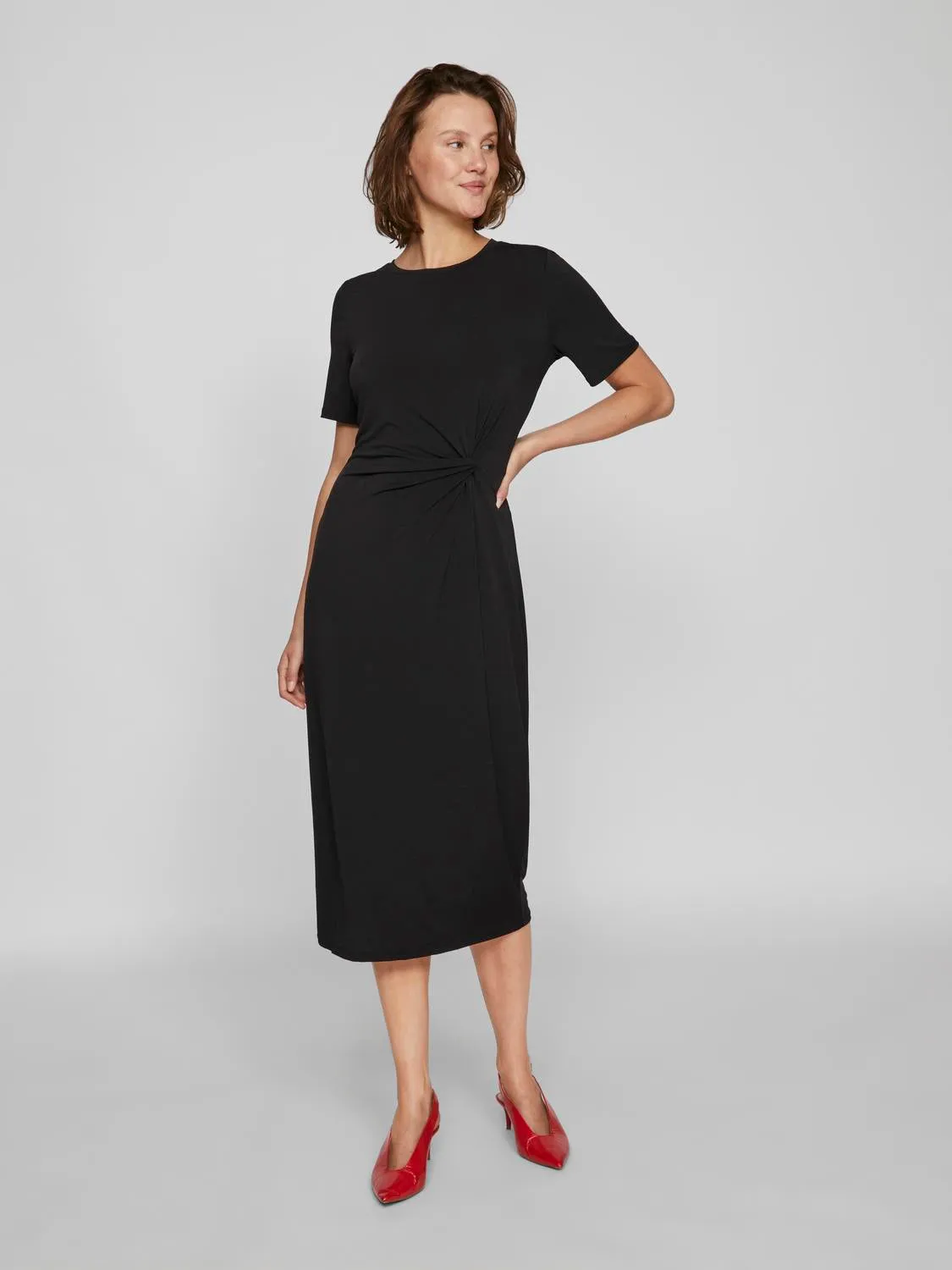 PATRIKA MIDI DRESS (Black)