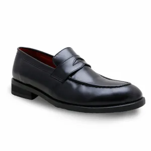 PENNY LOAFERS MOC TOE MATTE BLACK