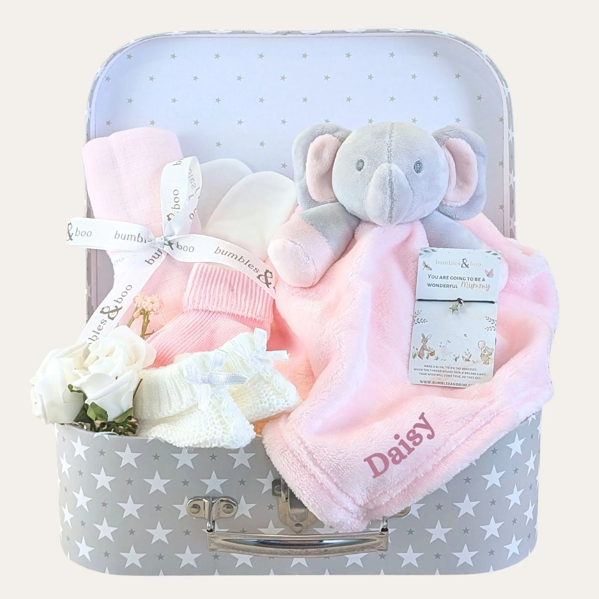 Pink Baby Girl Gift Hamper, You'll Be A Wonderful Mummy