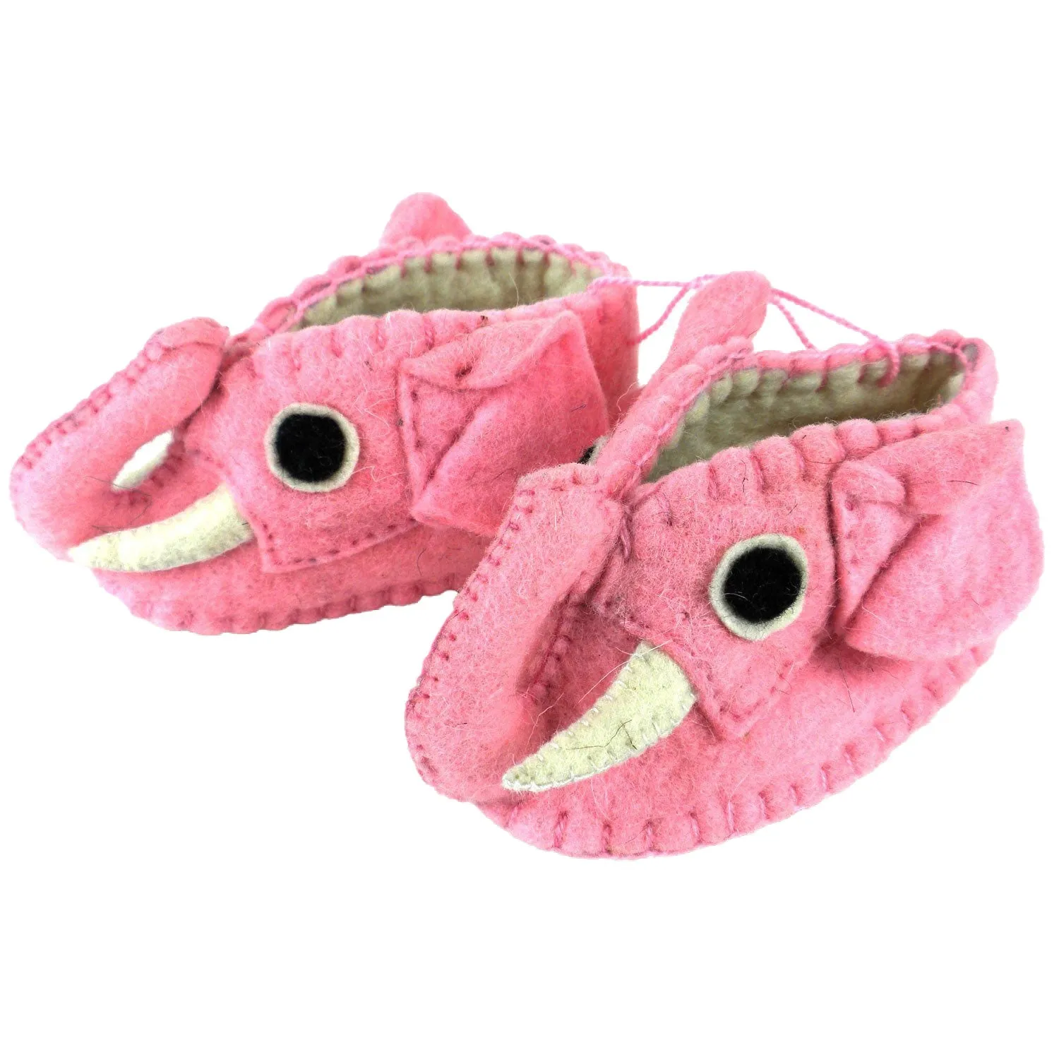 Pink Elephant Zooties Baby Booties Silk Road Bazaar