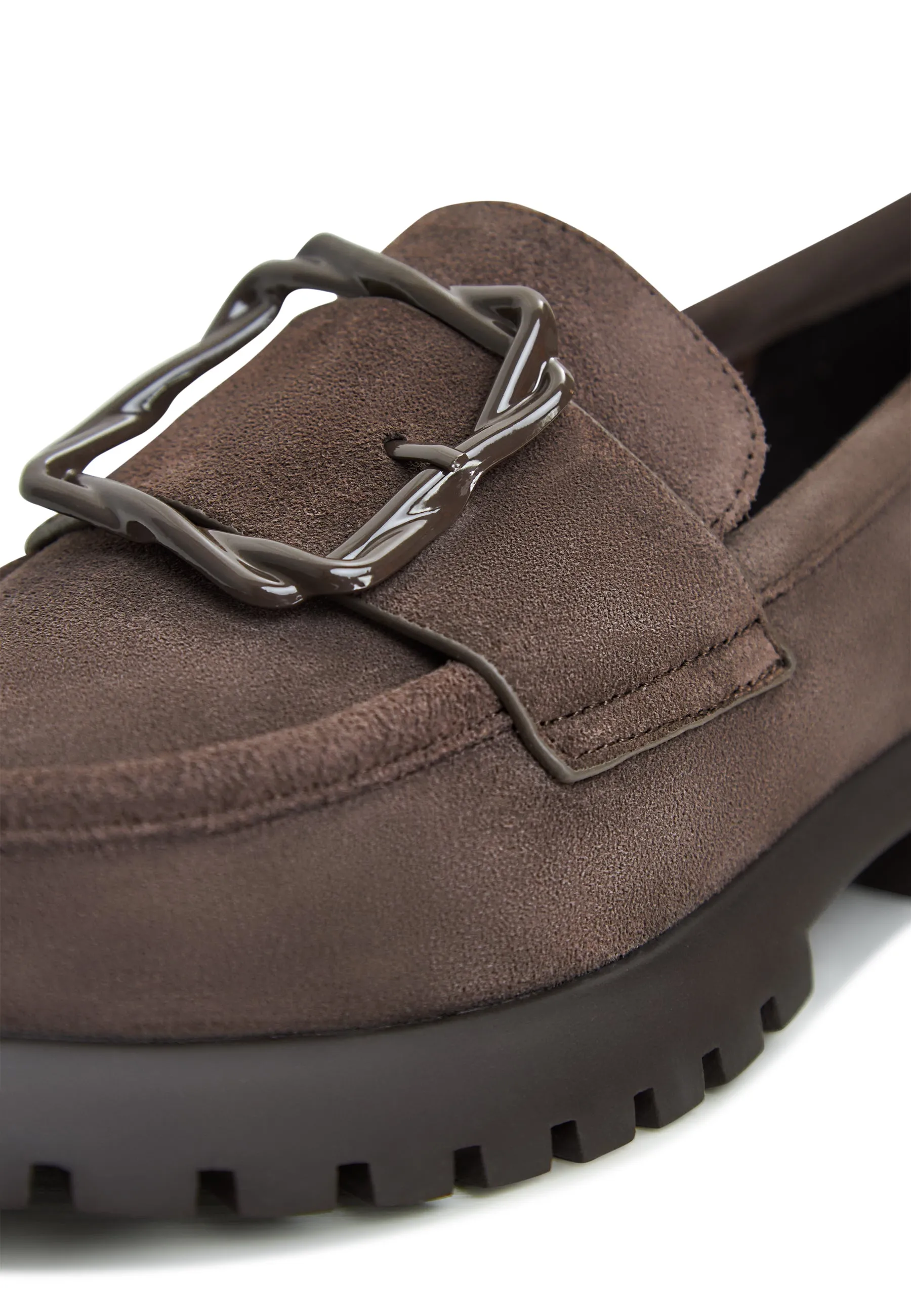 Platform Loafers Jenny - Brown