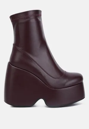 Purnell High Platform Ankle Boots