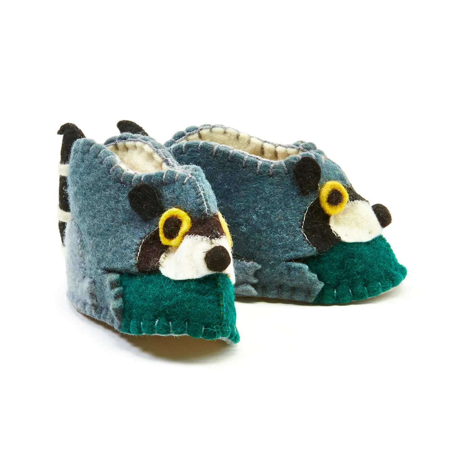 Raccoon Zooties Baby Booties Silk Road Bazaar