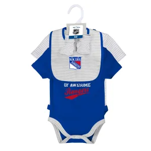 Rangers 2 Pack Bodysuits, Bib and Booties