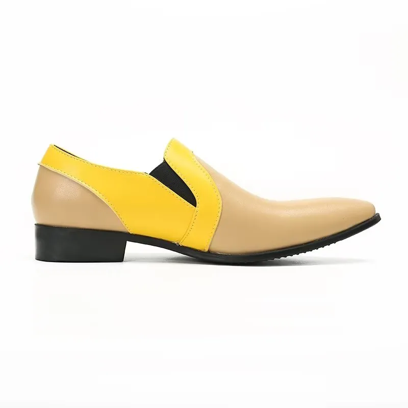 Refined Leather Elegance Slip-on Loafers