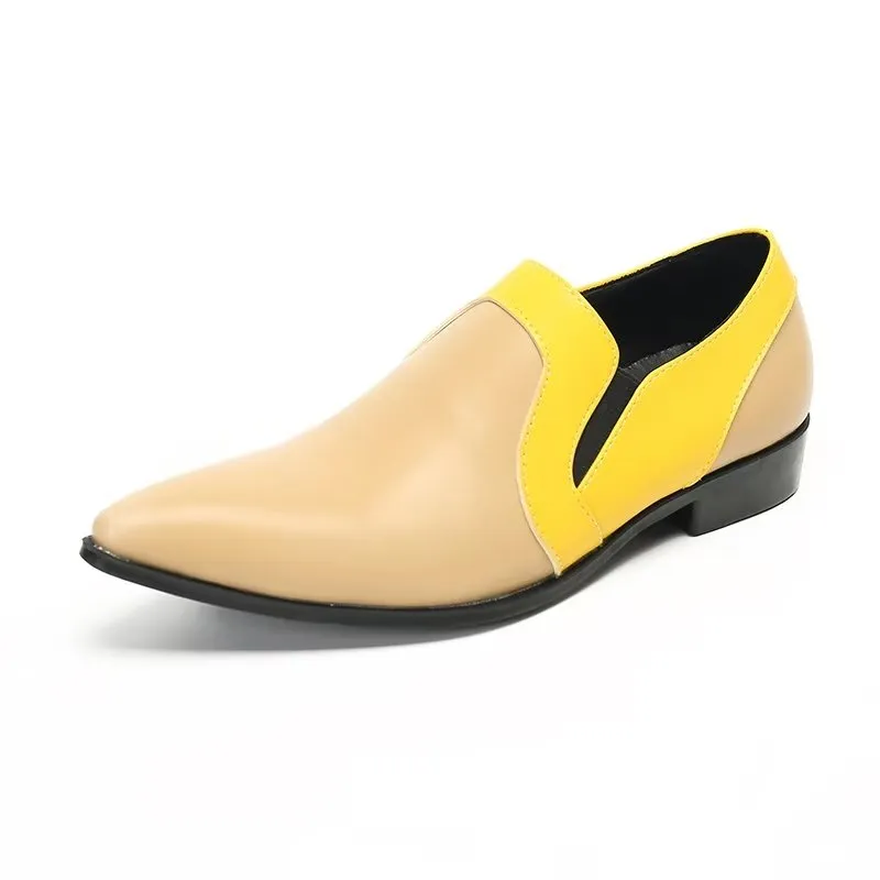 Refined Leather Elegance Slip-on Loafers