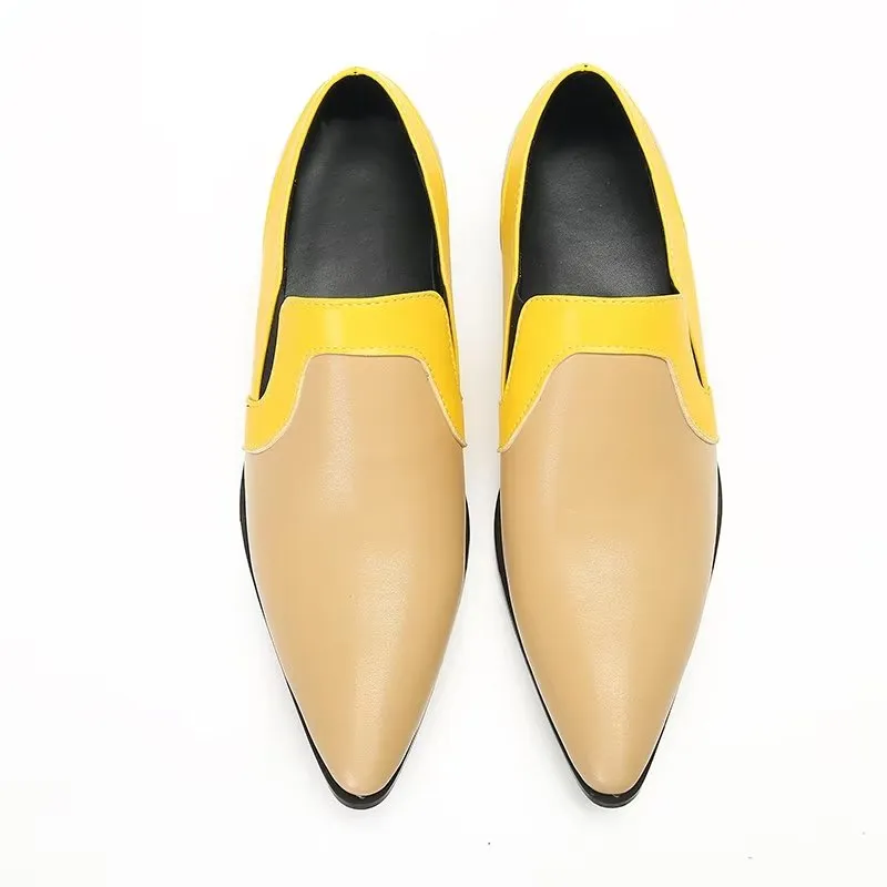 Refined Leather Elegance Slip-on Loafers