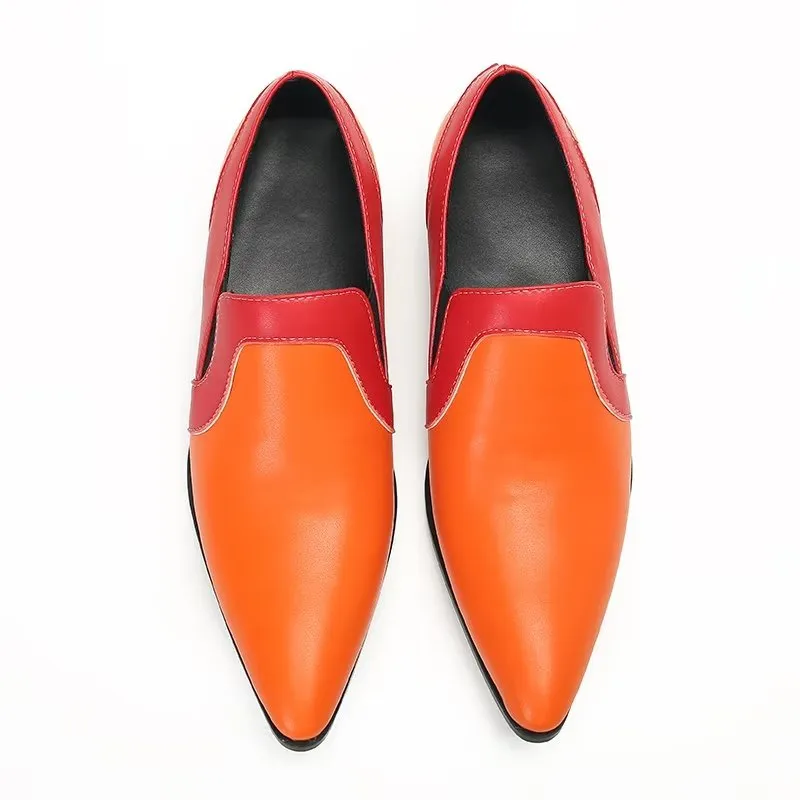 Refined Leather Elegance Slip-on Loafers