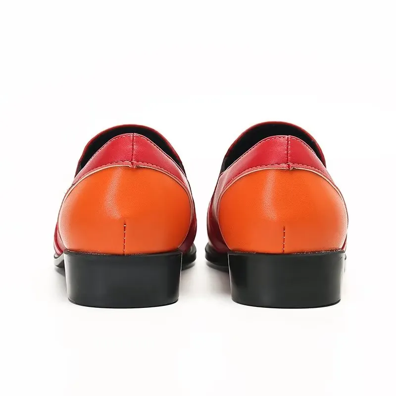 Refined Leather Elegance Slip-on Loafers