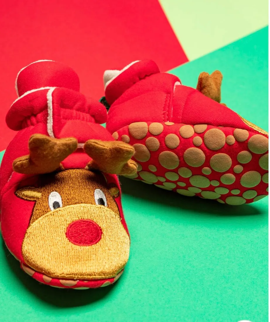 Reindeer Festive Booties