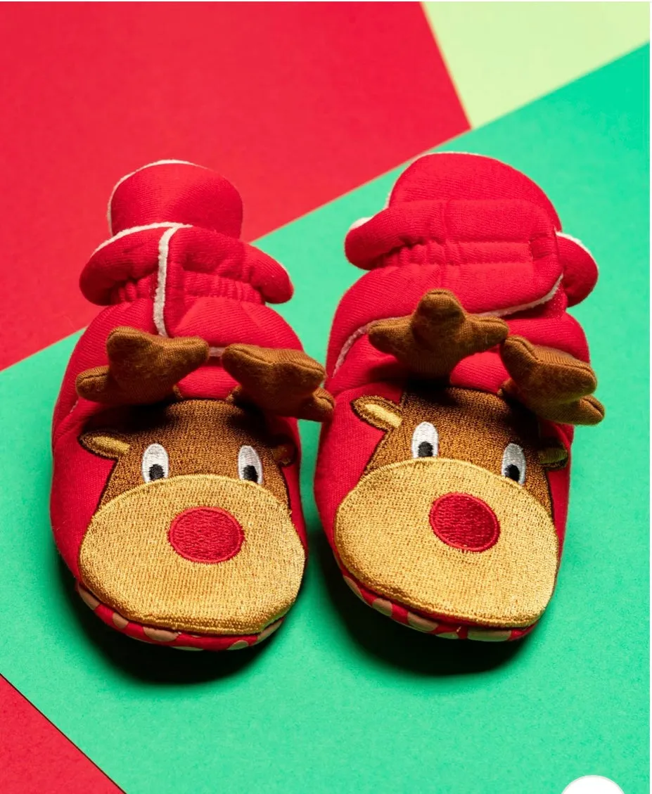 Reindeer Festive Booties