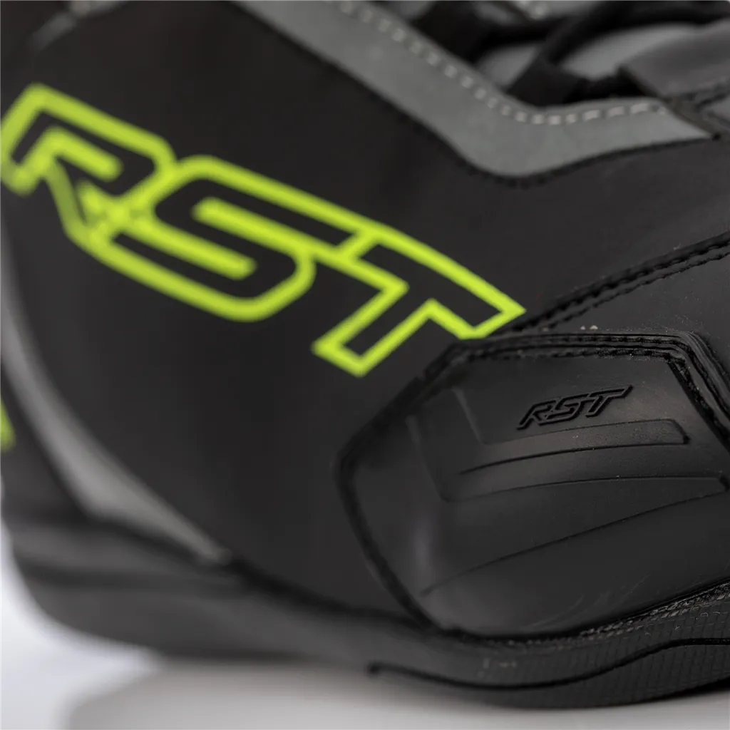 RST Sabre Moto Shoe CE Boots - Black / Grey / Fluo Yellow