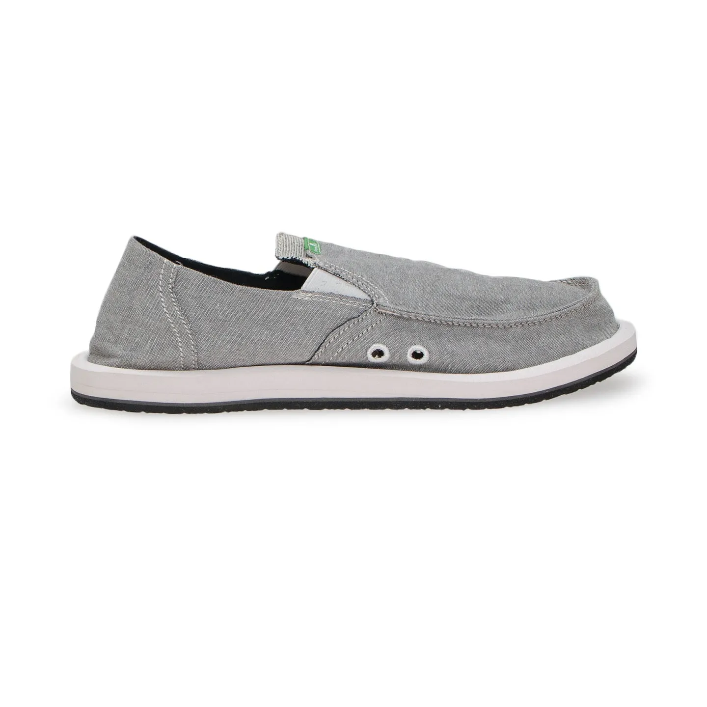 Sanuk Pick Pocket Black Chambray Shoes - Men's