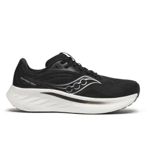 Saucony Ride 18 (Womens) - Black/White