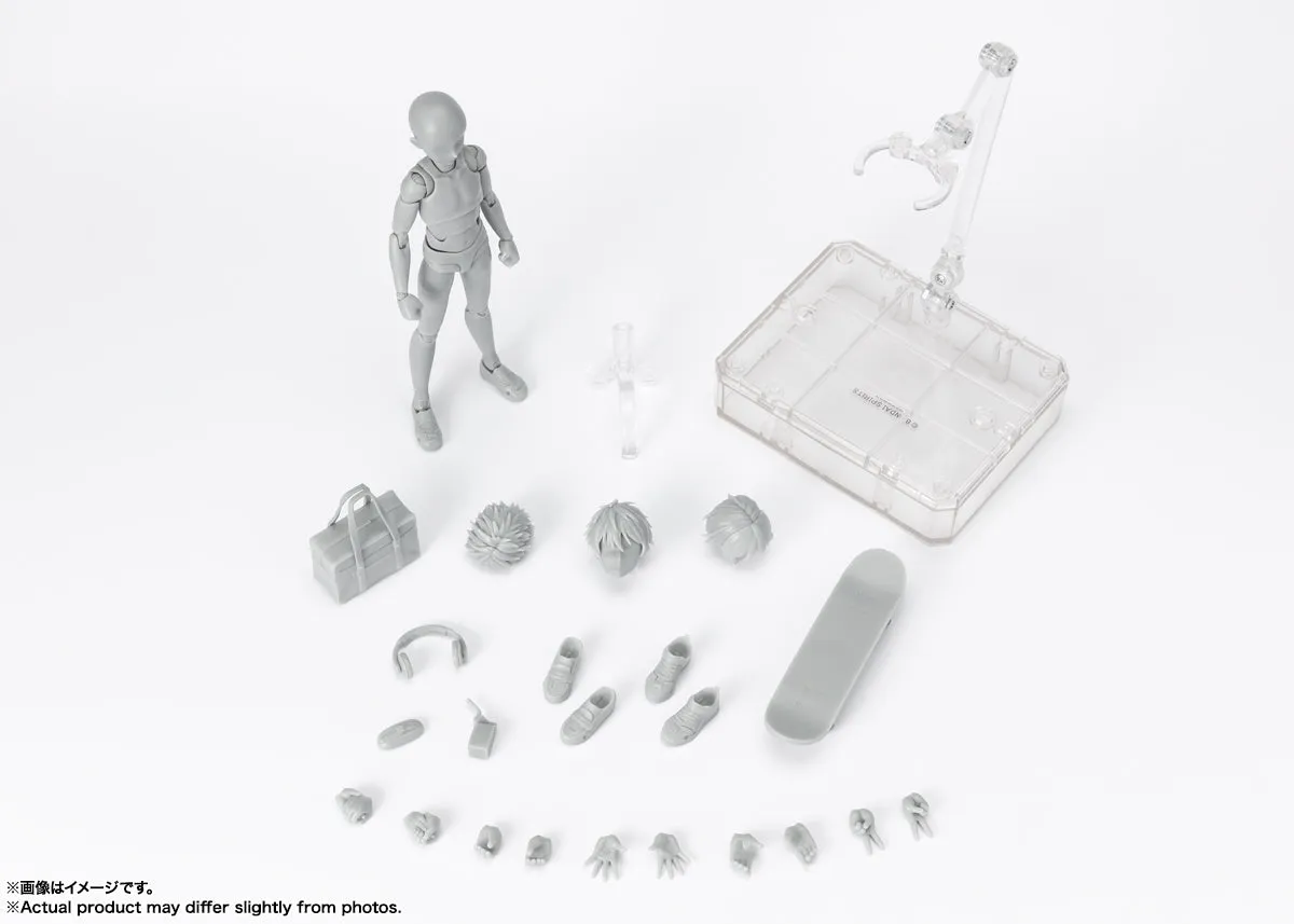 S.H.Figuarts Body-Kun -School Life- Edition DX Set (Gray Color Ver.)