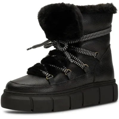 Shoe The Bear Tove Winter Boots -Black Leather