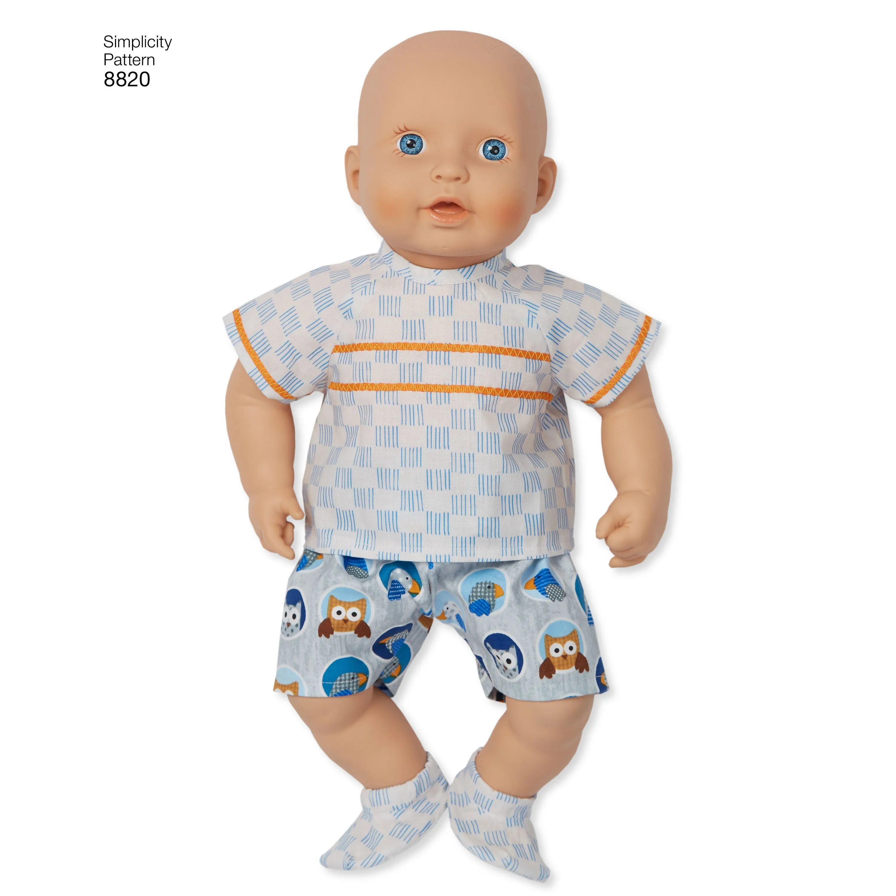 Simplicity Pattern 8820 15" Baby Doll Clothes