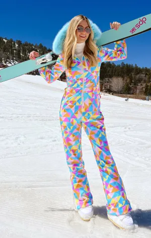 Snow Bunny Ski Suit ~ Triangle Geo