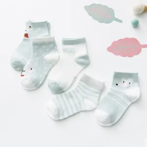 Snow Mouse- Baby Socks (5 Pairs)