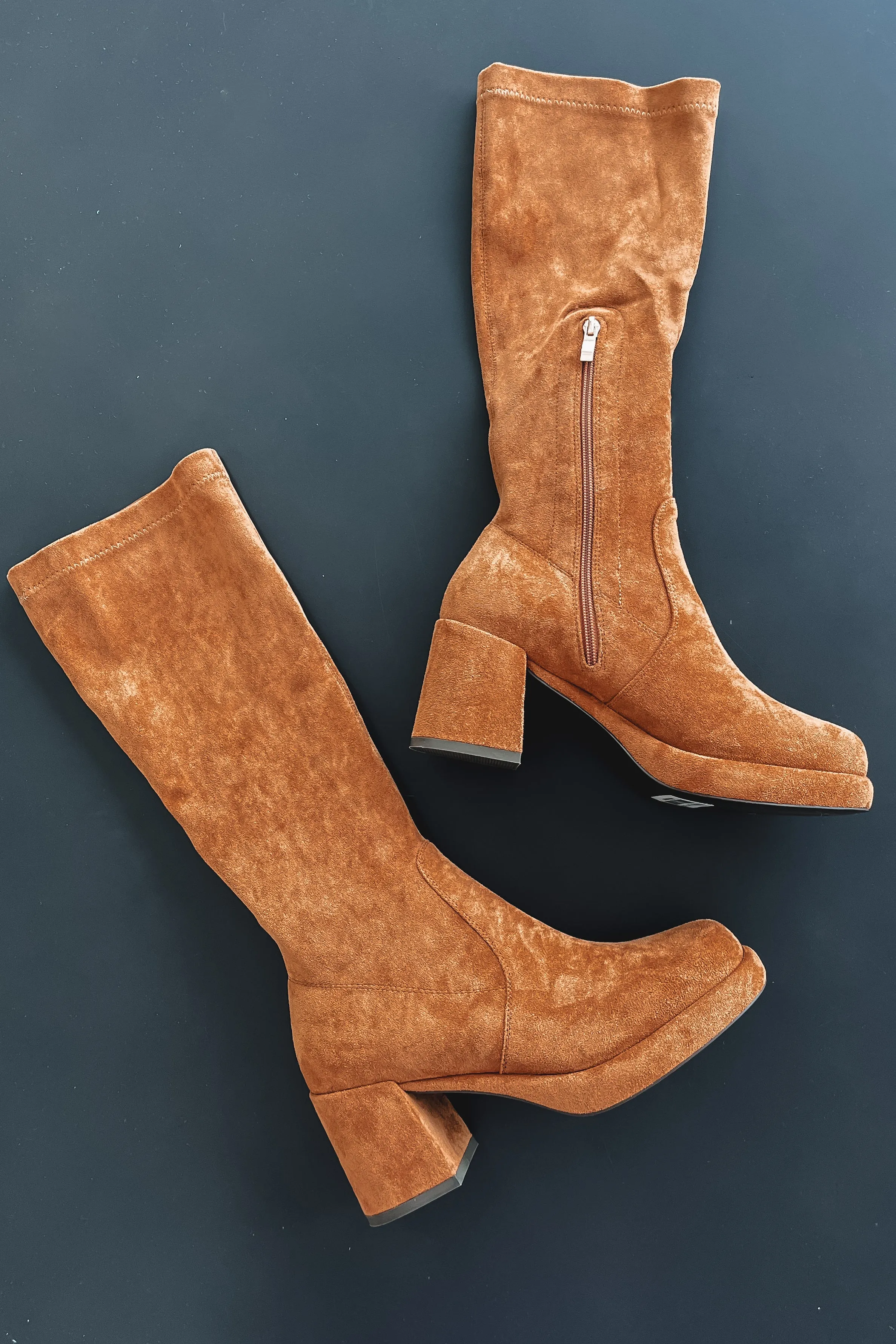 Sound Of The Season Suede Block Heel Boot