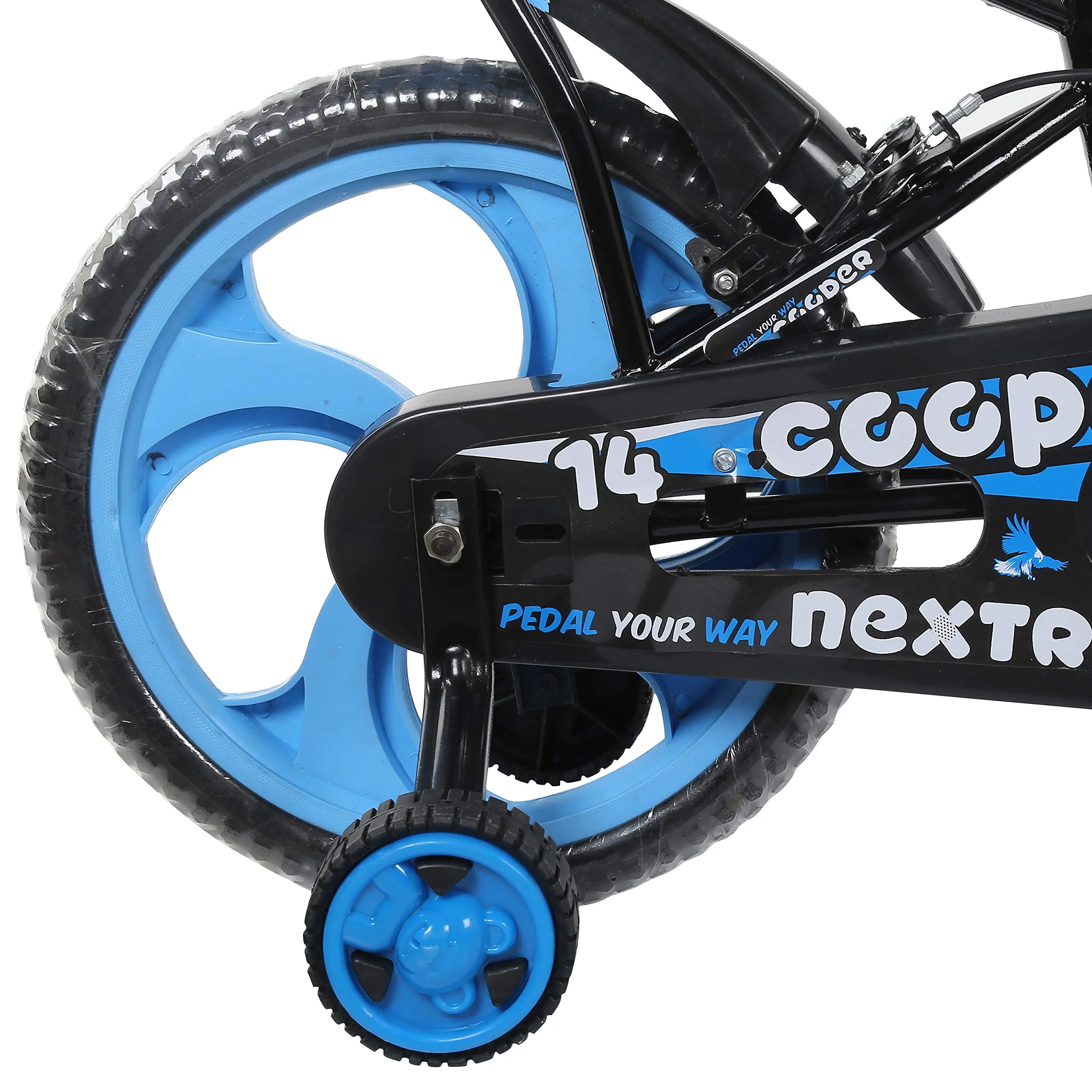 SPEED BIRD Cooper Kids Cycle 16-T Baby Cycle for Boys & Girls - Age Group 3-8 Years (Cooper Blue) (Blue, Cooper) 16 Inches