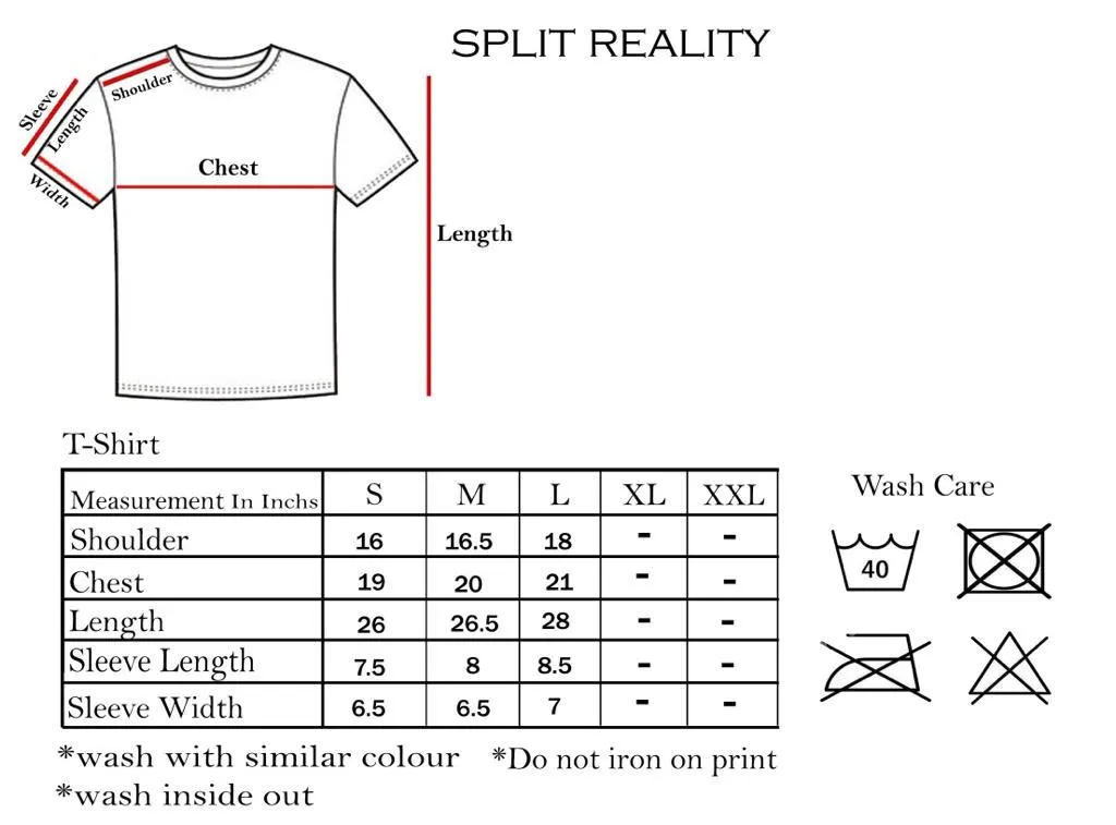 Split Reality Glow in the Dark Unisex T-shirt