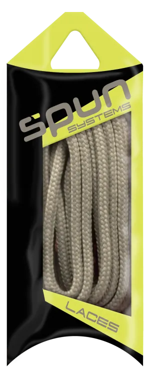 Spun™ Round Sport ShoeLaces - Dark Tan