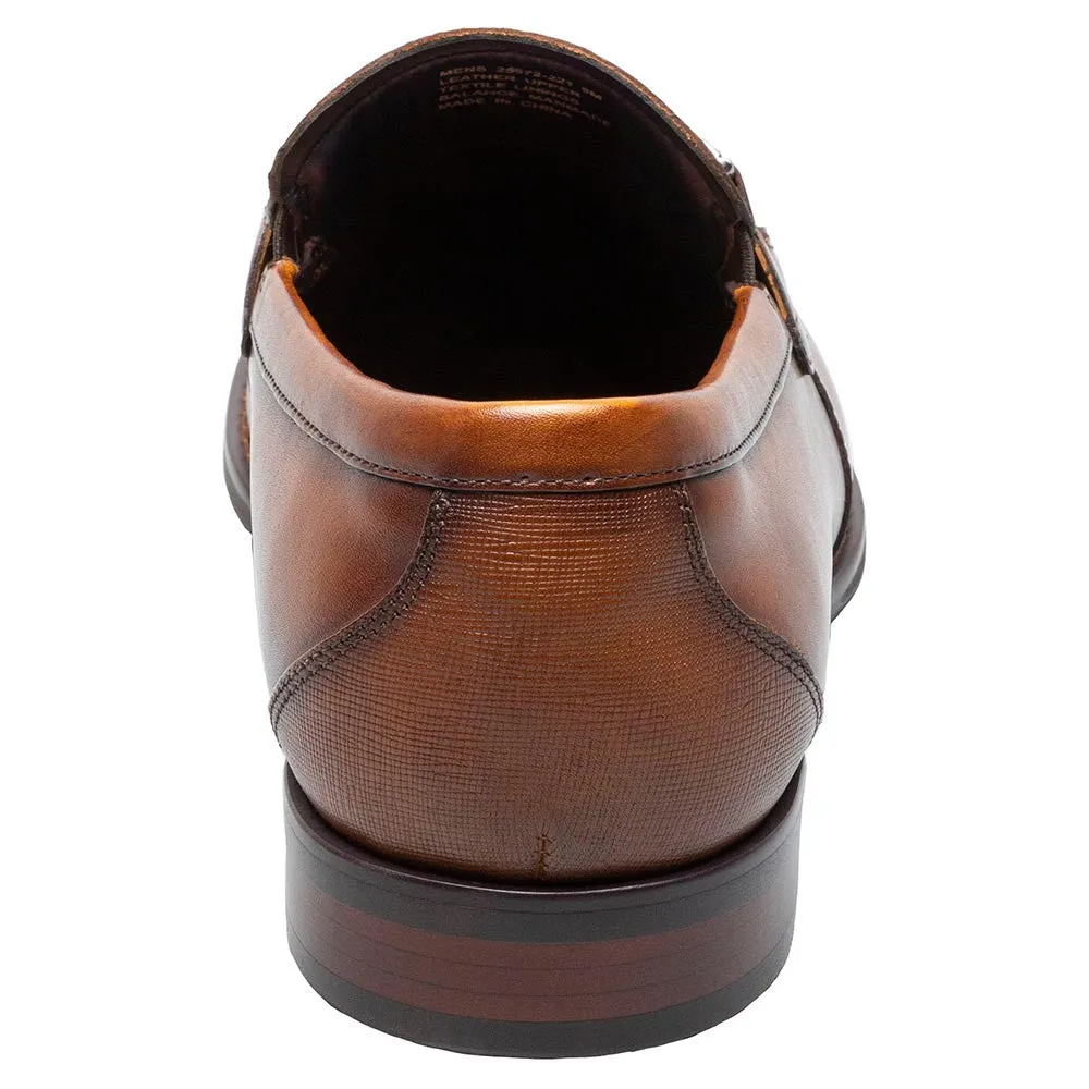 Stacy Adams Kaylor Cognac Moc Toe Bit Slip On Shoes