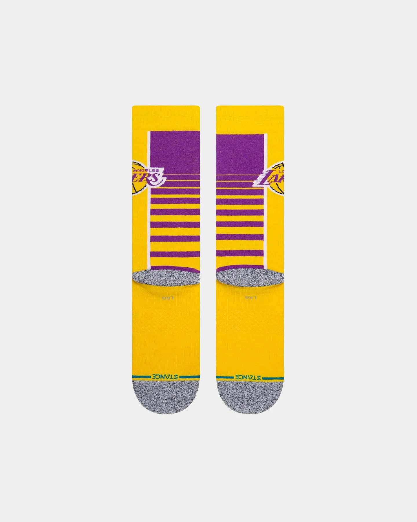 Stance Men's Los Angeles Lakers HWC Gradient Sock Yellow