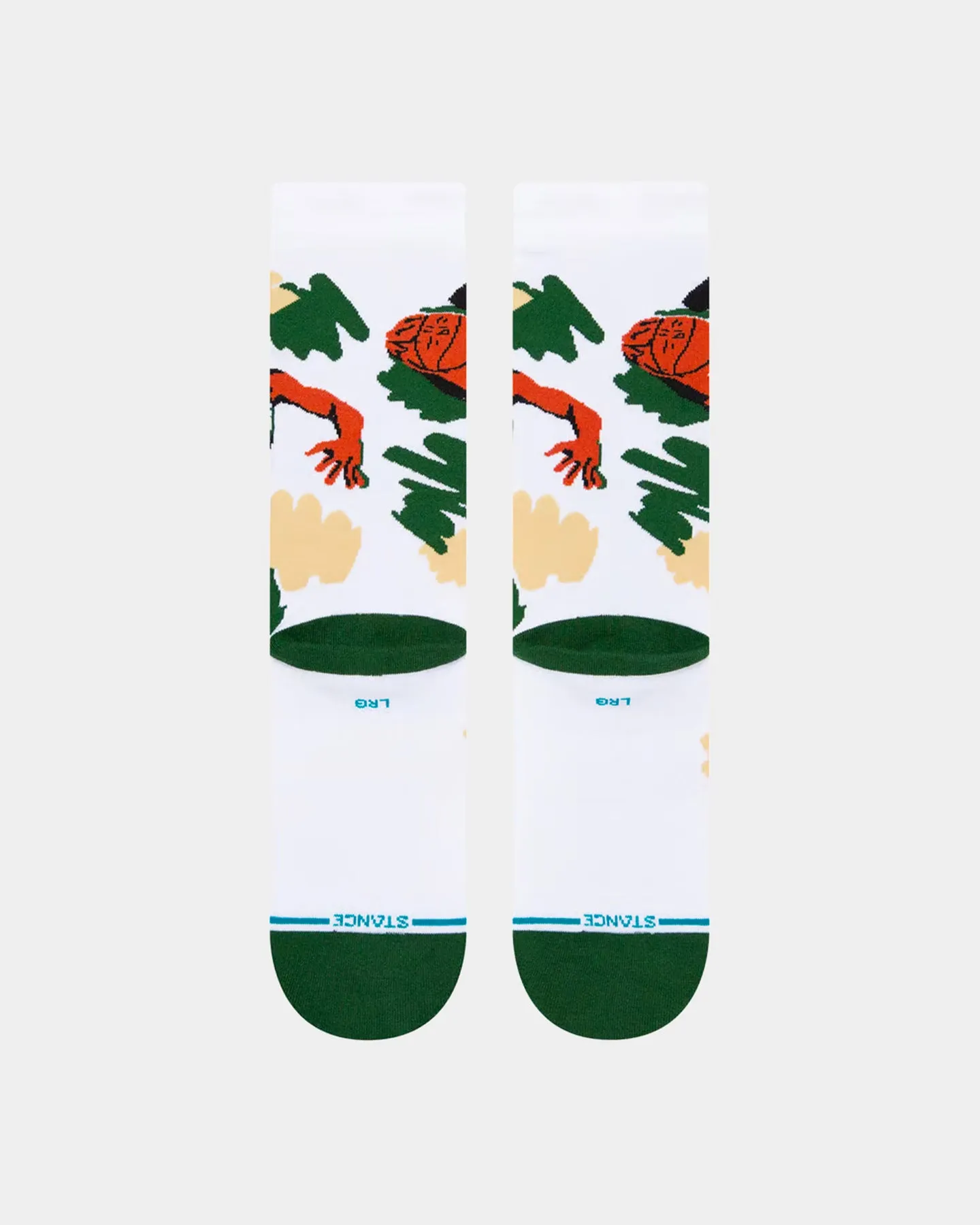 Stance Milwaukee Bucks Giannis Antetokounmpo #34 Paint Crew Socks White