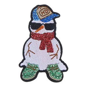 Sunglasses Snowman Patch - Snowman Multi