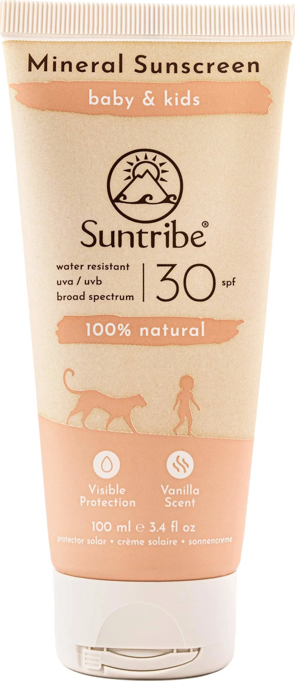 Suntribe Baby and Kids Natural Mineral Sunscreen SPF 30 White | Buy Suntribe Baby and Kids Natural Mineral Sunscreen SPF 30 White here | Outnorth