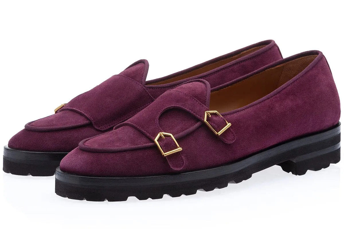 TANGERINE 7-T SOFTY BURGUNDY BELGIAN LOAFERS