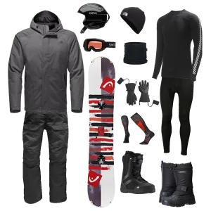 The North Face The Works Package w/ Bibs - Men's Snowboard