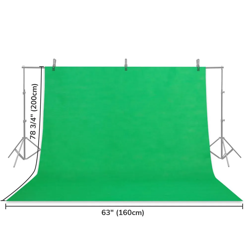 TheLAShop 6.6x5.2ft Green Photography Backdrop Background Non-woven