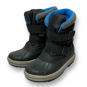 Thermolite Youth Boy Size 2 Black Easy-On Snow Boots