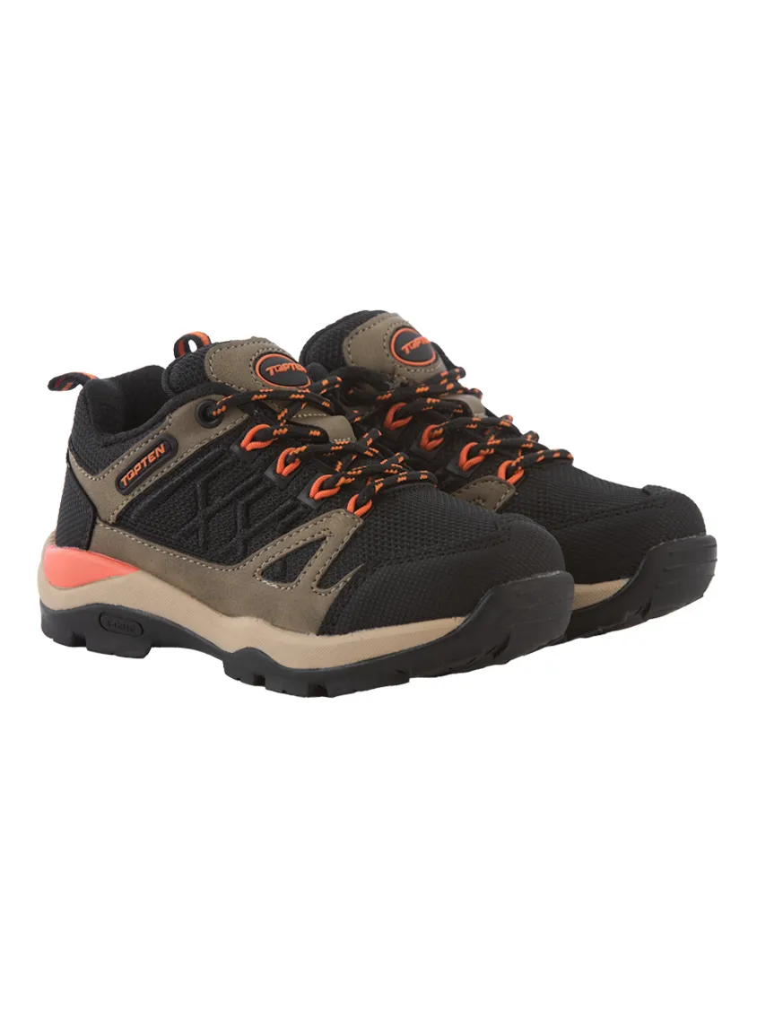 Top Ten Kids Unisex Hiking Shoes Black/Brown