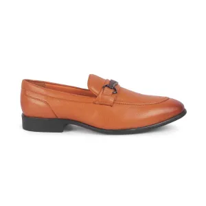 Tresmode Morko Tan Men's Leather Loafers