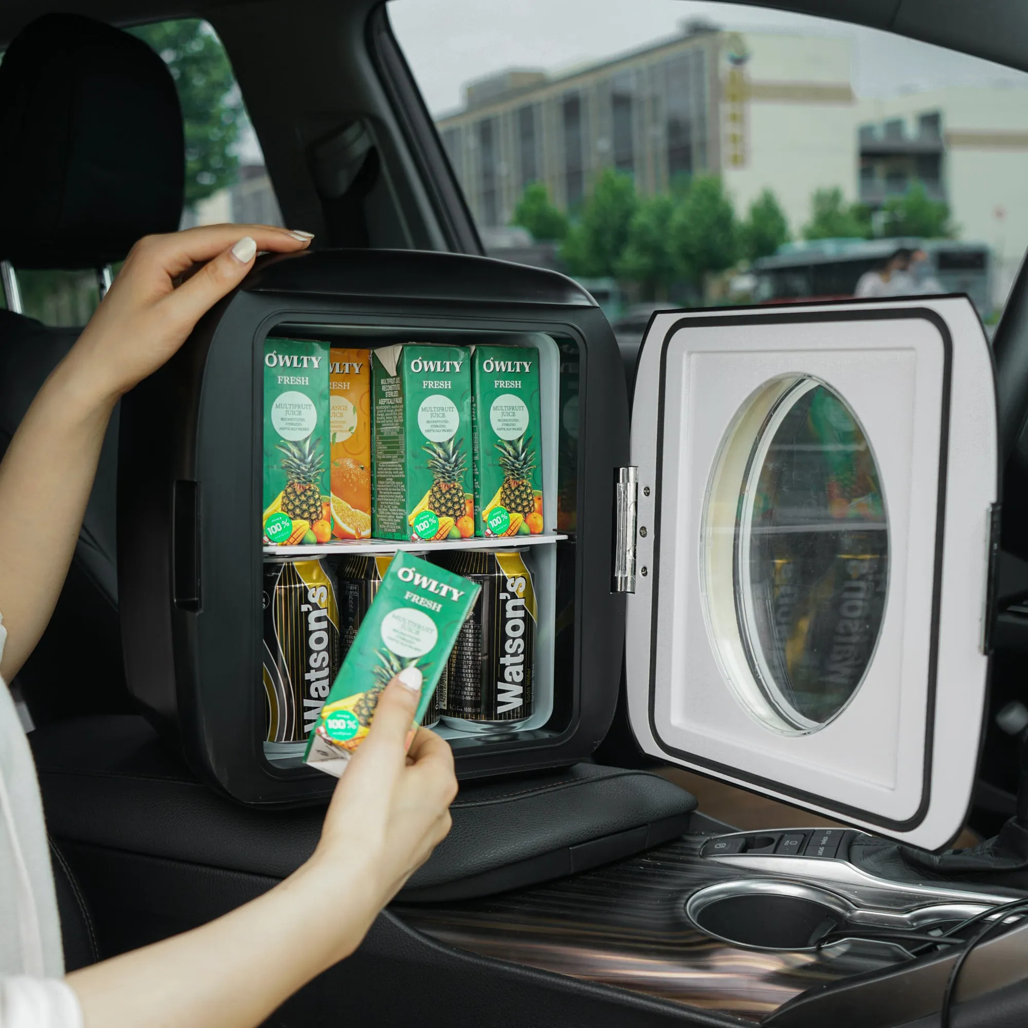 Uber Chill XL 12 Can Mini Fridge