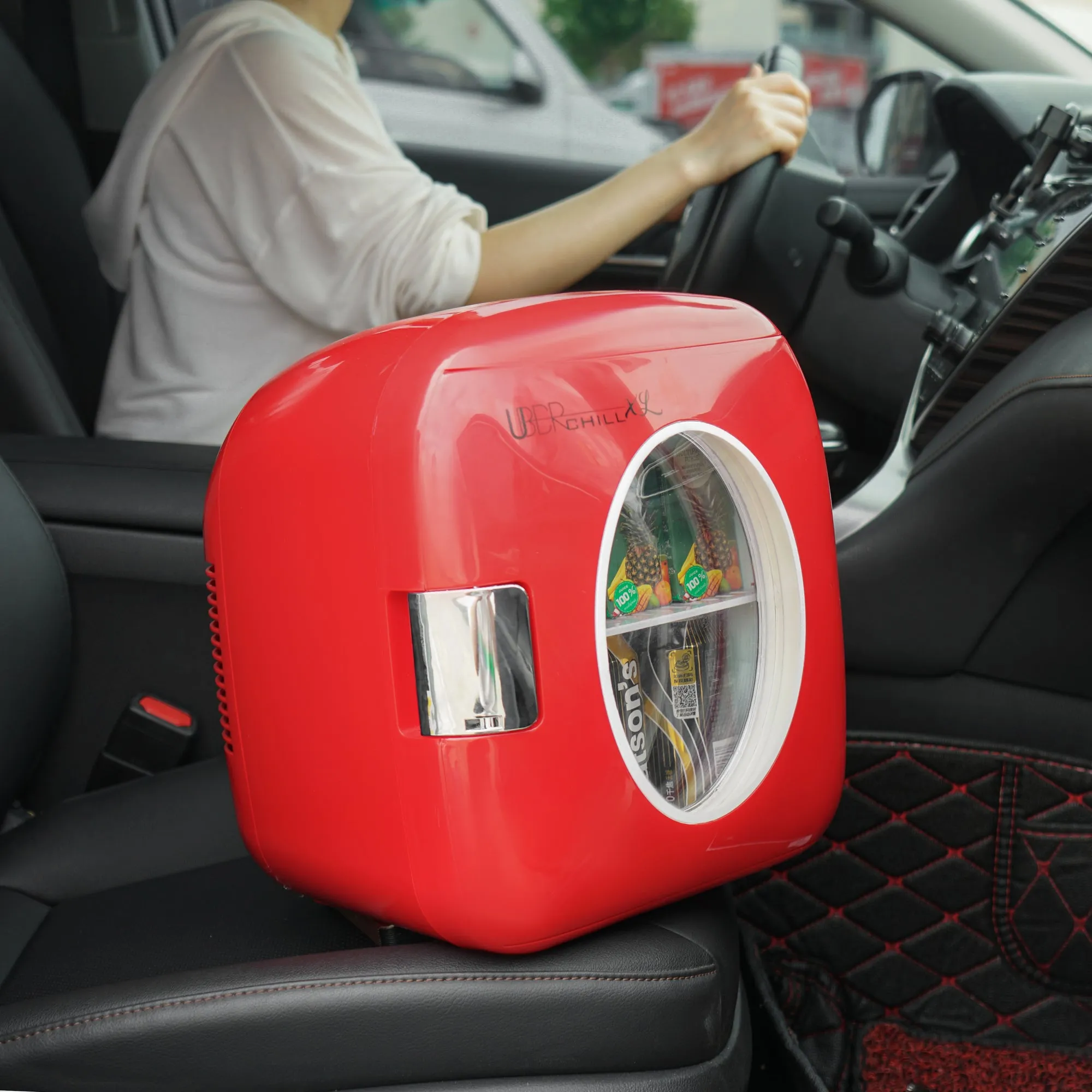 Uber Chill XL 12 Can Mini Fridge