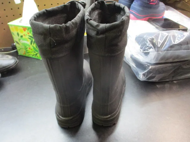 Used Kids Rubber Snow Boots Size 12