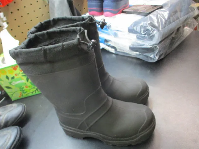 Used Kids Rubber Snow Boots Size 12