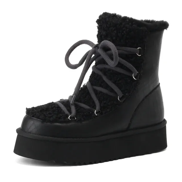 USS Shoes Hana Women's Snow Platform Boots