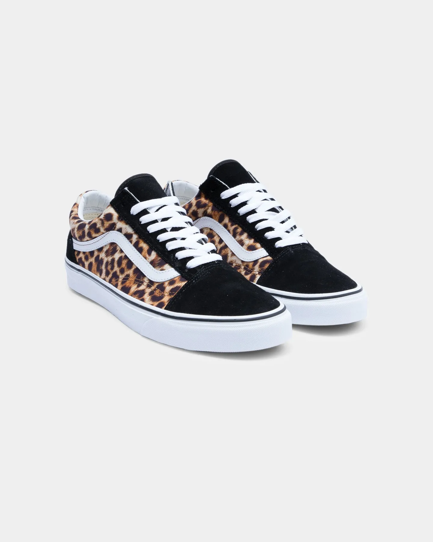 Vans Men's Old Skool (Leopard) Black/True White