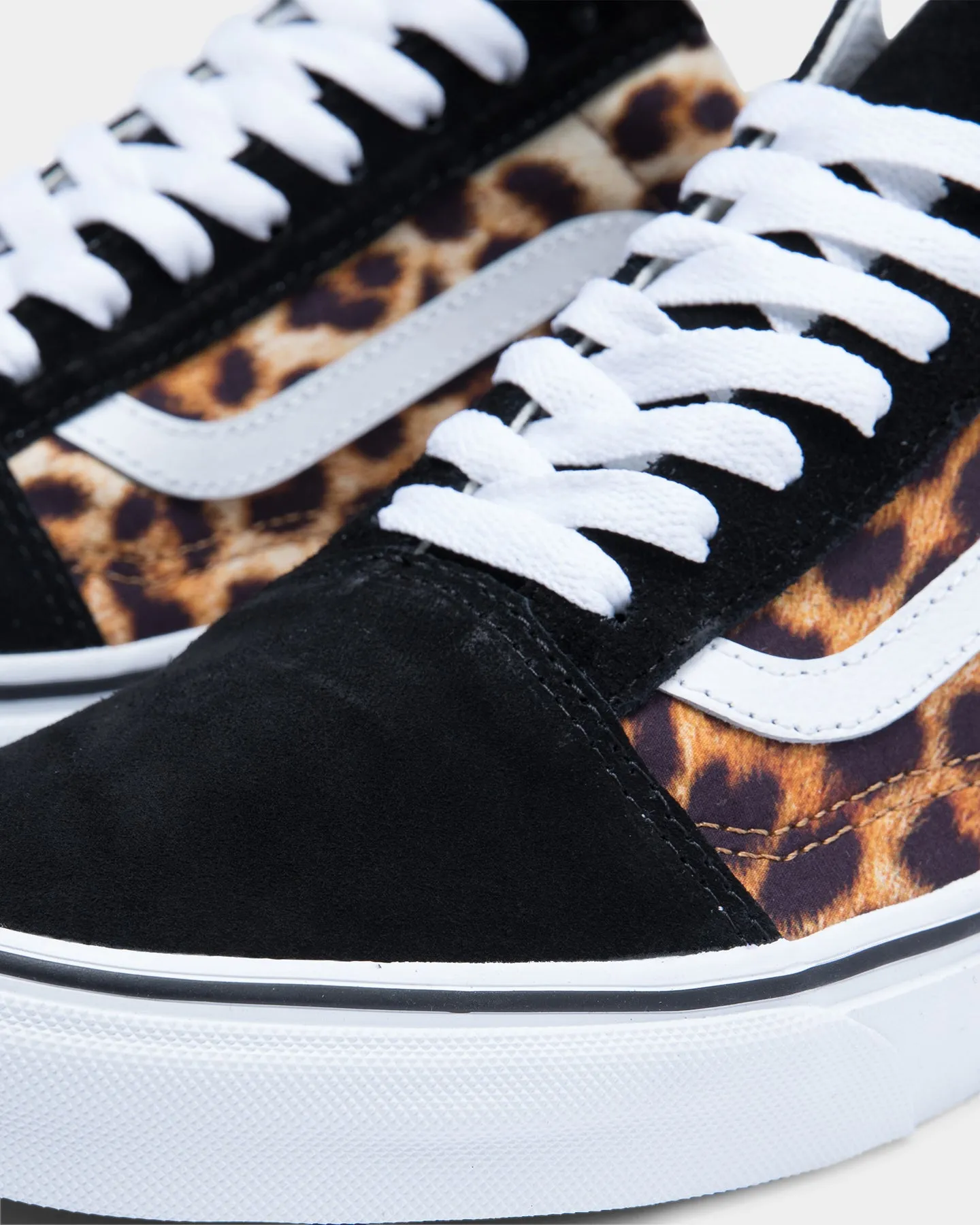 Vans Men's Old Skool (Leopard) Black/True White